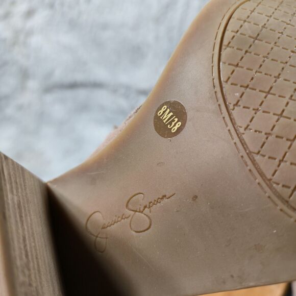 Jessica Simpson Cassina Womens Size 8 Leather Over The Knee Pointed Toe Boots - Picture 4 of 8